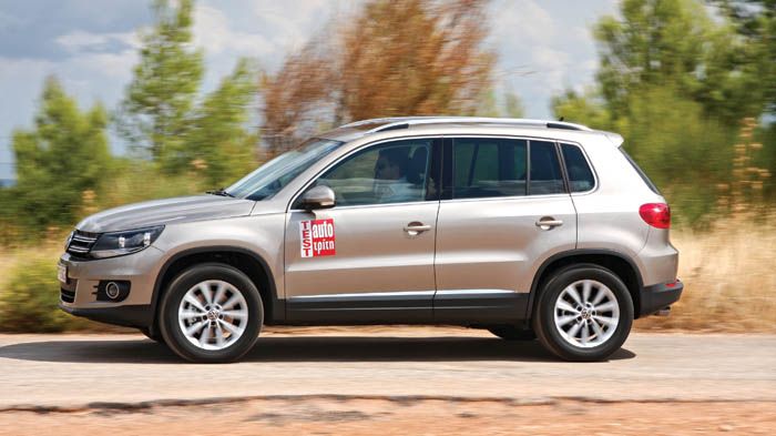 Στο δρόμο, το Tiguan είναι υποδειγματικά άνετο με εξαιρετική ποιότητα κύλισης και ηχομόνωση. Η ίδια άνεση το ακολουθεί και στα πατημένα χώματα.